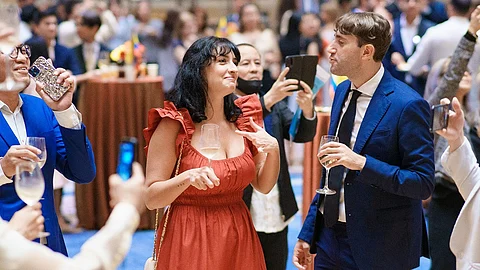 In a rare act of statecraft through sound, Colombia turned to Tribu Baharú (photos to the right) to communicate joy, history, identity during its recent National Day celebration in Manila attended by the diplomatic community, among others (left).