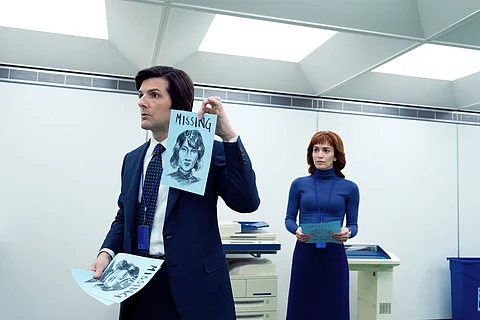ADAM Scott and Britt Lower in ‘Severance.’
