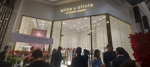 NOSTALGIC black and white tiles adorn the flagship store.