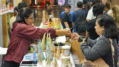 MICRO, small, and medium enterprises from the provinces display their products during the MSME Opportunity, Network, Exhibit (ONE) Expo 2025 in Makati City, which generated P20 million in confirmed and potential sales.