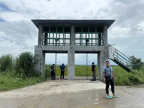 Provincial Government of Pampanga conducts inspection of flood structures in the province.