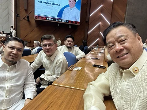 PPP Party-list Rep. Harold Duterte, Davao City 1st District Rep. Paolo Duterte, 2nd District Rep. Omar Duterte, and 3rd District Rep. Isidro Ungab. (Office of Pwersa ng Pilipinong Pandagat)