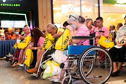 Inclusion in action: Community members with disabilities take part in hands-on emergency response training.