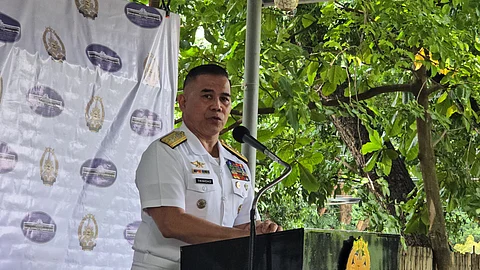 AFP spokesperson for West Philippine Sea Rear Admiral Roy Vincent Trinidad