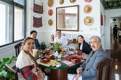 L-R: Senator Loren Legarda, Senator Panfilo Lacson, Senator Juan Miguel Zubiri, Senator Risa Hontiveros, Senator Vicente Sotto III