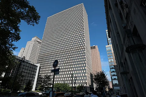 NEW YORK, NEW YORK - JULY 22: The Jacob K. Javitz Federal Building is seen on July 22, 2025 in New York City. Lawmakers in New York are introducing a bill that would ban law enforcement officers, including federal U.S. Immigration and Customs Enforcement (ICE) agents, from wearing masks. The bill, sponsored by Assemblymember Tony Simone, would be called the Mandating End of Lawless Tactics (MELT) Act.