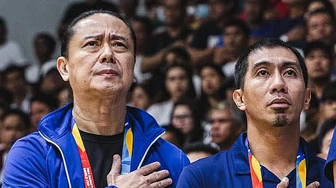 SAN Miguel Corporation sports director Alfrancis Chua (left) is expected to go easy on newly-appointed Magnolia head coach LA Tenorio.