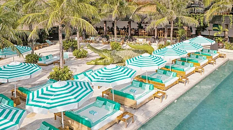 CELEBRATING the effortless elegance of French summer style in Bali.