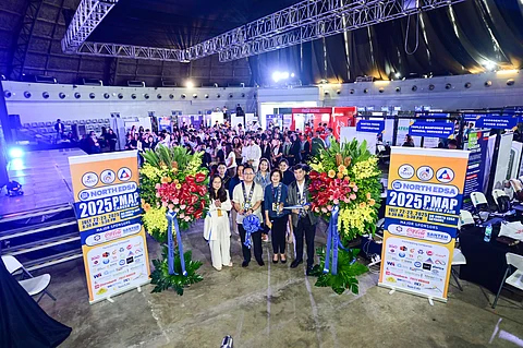 PMAP and SM Supermalls reaffirm their partnership for nation-building, supporting employment through accessible and impactful career events. From Left to Right: SM Supermalls SAVP Jocelyn Ann Lapid-Clarino, DOLE ASec. Patrick Patriwirawan, PMAP Trustee Cynthia Sarayba, SM Supermalls AVP Royston Cabunag