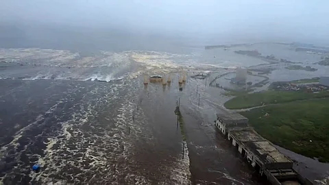 DRONE footage released by Russian scientists on 30 July 2025 shows the aftermath of the tsunami in Severo-Kurilsk, Paramushir Island, following one of the strongest earthquakes ever recorded in Russia’s Far East. Waves up to four meters high reached across the Pacific, prompting mass evacuations from Hawaii to Japan.