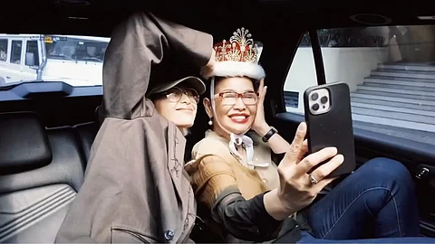 A priceless moment for Melanie and Michelle