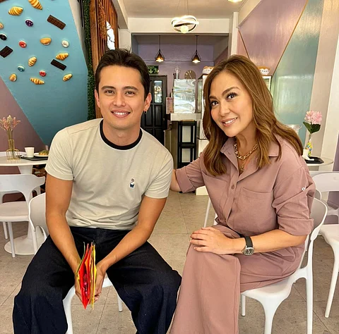 James Reid and Karen Davila