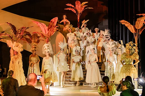 A FUSION of heritage and haute couture unfolded at Woven in Conrad Osaka, where Filipino fashion and music honored decades of diplomacy with Japan.