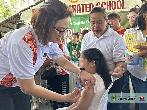 School-Based Immunization held at the Burot Integrated School in Tarlac City ON August 1, 2025.