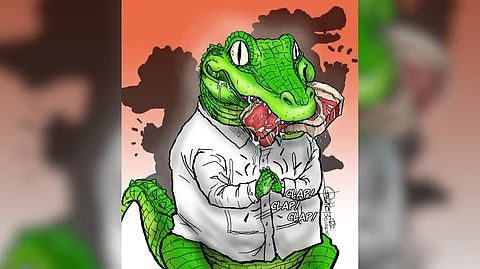 Skinning crocs