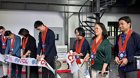 TCL and TESDA officials inaugurate the TESDA-TCL Center on 31 July 2025 at the TESDA Complex in Taguig City. In photo are TCL Brand Manager Joseph Cernitchez, Deputy Director for Marketing Shae Yu Xiaoling, Deputy Director for Air Conditioner and B2B Business Bert Cheung, TESDA NCR Regional Director Engr. Jovencio Ferrer, Jr., District Director Maria Gracia dela Rama, and Center Administrator Eugene Agcaoili. The new training hub is equipped with cutting-edge TCL technology to enhance HVACR workforce development in the country.