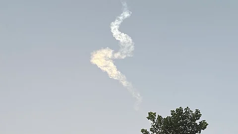 Rocket ash was captured by authorities in Palawan and NBI confirmed it came from rocket launched by Chinese that flew over the air space of Palawan. Courtesy NBI