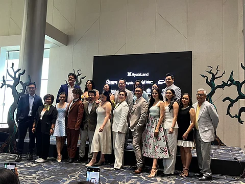 The cast of ‘Into the Woods’ at the media briefing.