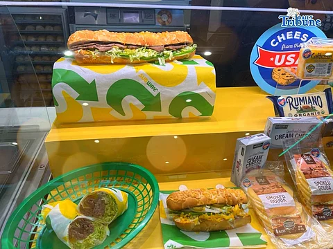 The different sizes of the new Triple Cheese Steak Sub