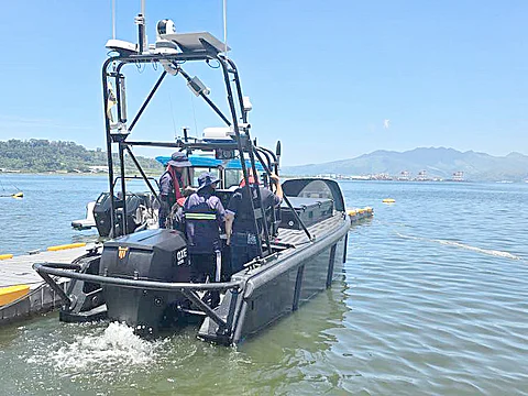 THE SELKIE USV owned and operated by Sea Machines is powered by its flagship SM300 Autonomous Command and Control System.