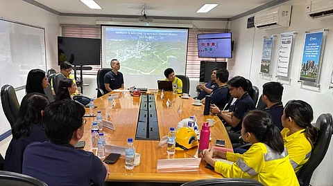 Board of Investments officials receives a briefing from the staff of Republic Cement’s Bulacan Plant to deepen their insights into the cement industry, highlighting key operations and sustainability efforts, including plastic waste co-processing and agro-farming initiatives.
