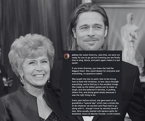 Brad Pitt’s mom, Jane, dies at 84