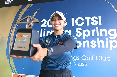 PRINCESS Superal puts her injury woes behind to conquer the ICTSI Caliraya Springs Championship crown.
