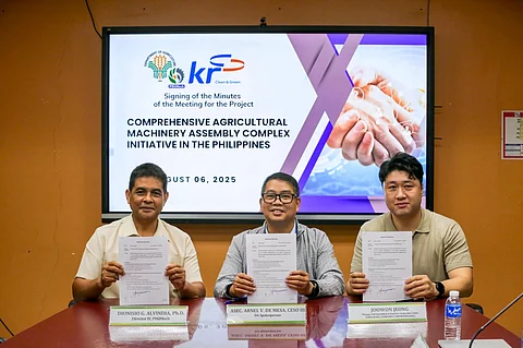 The Department of Agriculture (DA) and stakeholders from Korea is eyeing to boost the modernization of the agricultural equipment of the country during a meeting at the Philippine Center for Postharvest Development and Mechanization (PHilMech) headquarters here on August 6, 2025.