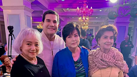 Seasoned actors Laurice Guillen, Boots Anson Roa, Marita Zobel and Edu Manzano at the star studded event