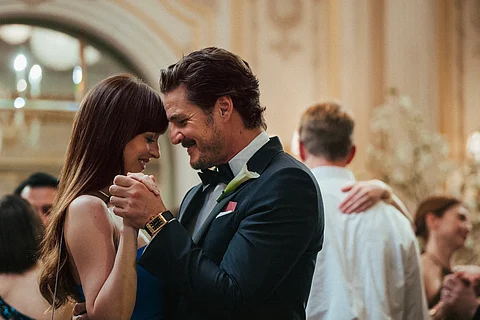 Dakota Johnson and Pedro Pascal.