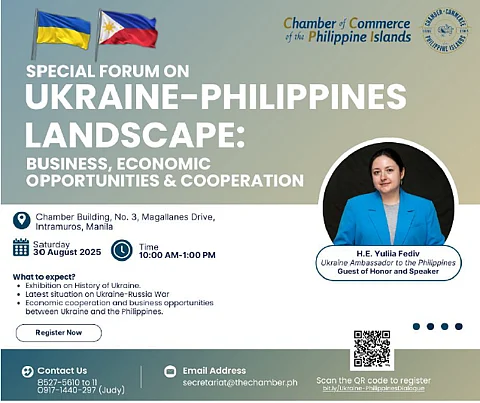 Chamber of Commerce hosts Ukraine–Philippines forum with Ambassador Fediv