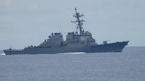 The United States deploys the USS Higgins (DDG-76) — an Arleigh Burke-class guided missile destroyer — along with USS Cincinnati to Bajo de Masinloc in the West Philippine Sea on Wednesday two days after the collision of two Chinese vessels that harassed a Philippine Coast Guard vessel.