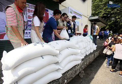(August 13 2025) Department of Agriculture Asec Genevieve Velicaria-Guevarra and others officials from NFA and Bulacan government led the P20 Benteng Bigas Meron Na Para sa Magsasaka Launching at NFA Warehouse, in Balagtas Bulacan on Wednesday August 13, 2025. The launching is to provide affordable rice and ensure fair pricing amid rising costs from disasters and inflation. Photo/Analy Labor