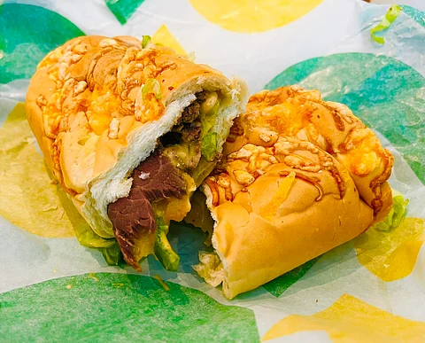 The new Triple Cheese Steak Sub.
