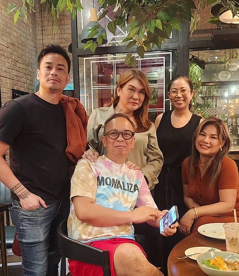 Beauty Expert and Film Producer Bambbi Fuentes with Seasoned Film Director Louie Ignacio and their Film Staff