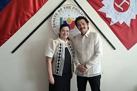 Nadia Montenegro and Senator Robinhood Padilla