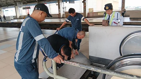 DOTr orders urgent repairs after escalator mishap injures 7 at LRT-1 FPJ station