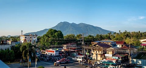A view of Mt. Makiling along the area of Tanauan City, Batangas