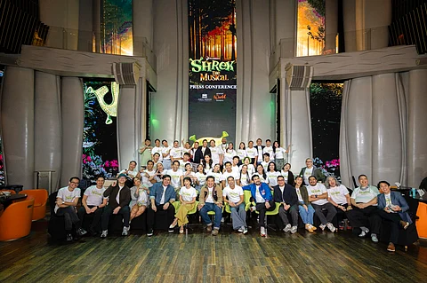 THE cast and creative team of ‘Shrek The Musical 2025’ at Newport World Resorts.