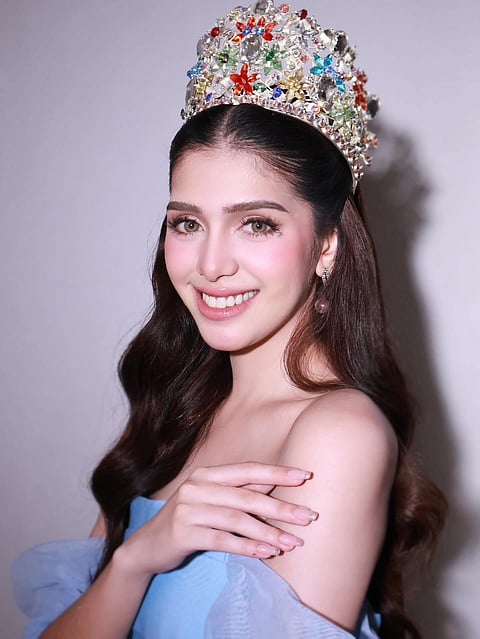 Newly Crowned Miss Philippines Earth uses her voice to campaign for flood control projects