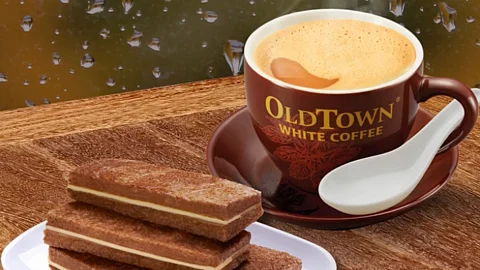 BUTTER toast and white coffee.