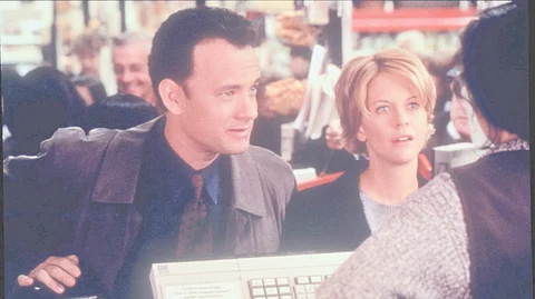 TOM Hanks and Meg Ryan in You’ve Got Mail (1998).