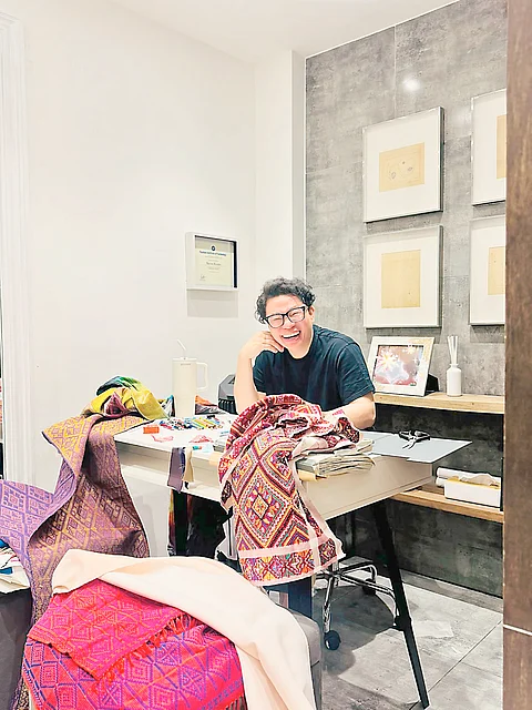 FASHION designer Avel Bacudio.