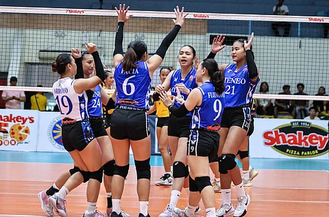 Ateneo de Manila University snatches a four-set win over USPF to begin its 2025 SSL National Invitationals Cebu Leg.