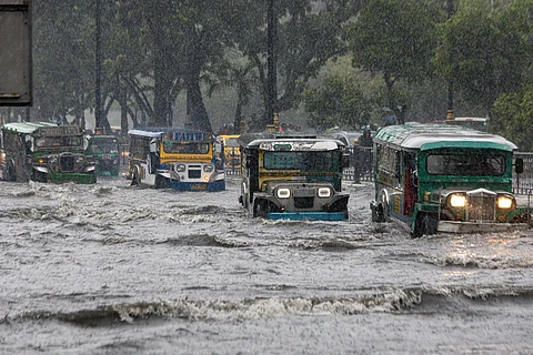 Where is the outrage? This is the Philippines in the eyes of many, struggling through floods, if not traffic. In the capital city, motor vehicles and stranded passengers wade through flooded streets after some rains on Friday, 22 August. With characteristic humor, Filipinos manage to laugh at discomforts as shown in these photos, even as revelations continue to be made on anomalous flood control projects by the Department of Public Works and Highways, its contractors, with alleged imprimatur from some local and national leaders.