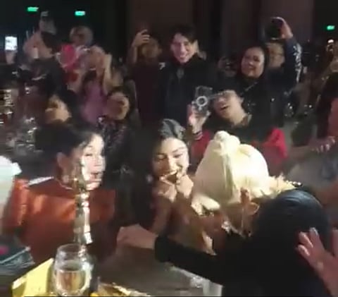 an emotional moment when Vice Ganda heard his name as winner for 2025 Famas Best Actor Award