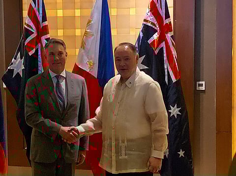 Philippine Defense Secretary Gilberto Teodoro Jr. and Australian Deputy Prime Minister and Minister for Defence Richard Marles.