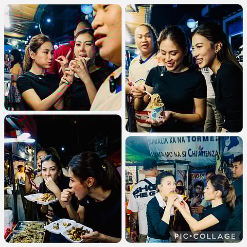 Ugbo Street Food Galore for sisters Toni Gonzaga And Alex Gonzaga