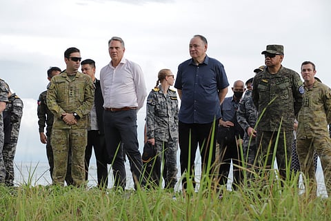 Phl, Australian defense chiefs witness joint military drills in Palawan