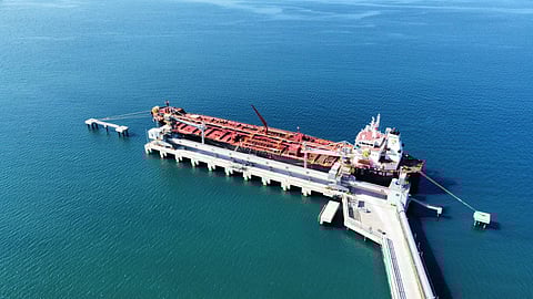 Along the western coast of Batangas is the seven-hectare private port facility intended to serve as a southern gateway for cargo, cement and fuel shipments within Luzon.